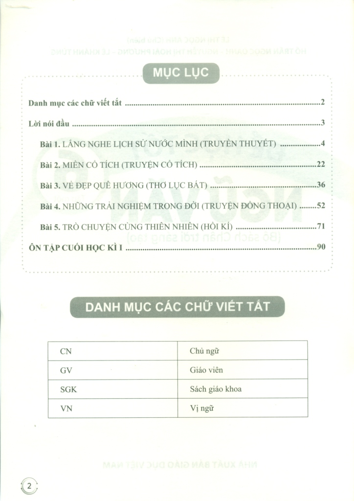 ĐỂ HỌC TỐT NGỮ VĂN LỚP 6 - TẬP 1 (Bộ sách Chân trời sáng tạo)